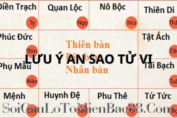 cách an sao tử vi