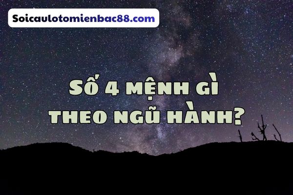 số 4 mệnh gì
