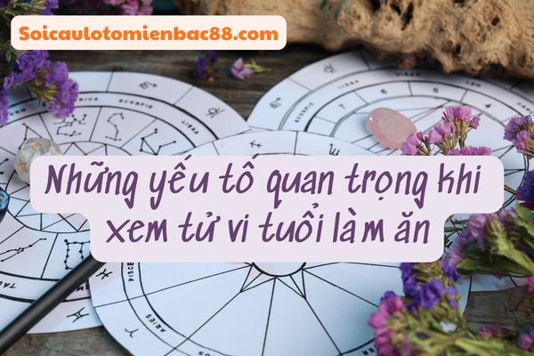 Xem tử vi tuổi làm ăn dựa vào nhiều yếu tố