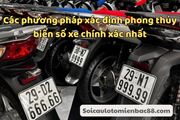 Những phương pháp xác định phong thuỷ biển số xe